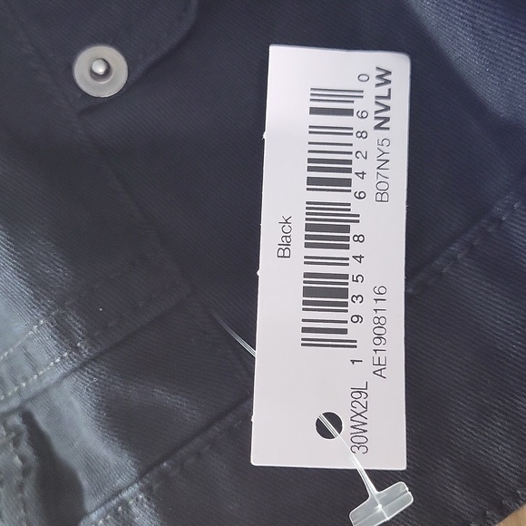 Amazon Essentials Black Slim Fit Black Jeans Size 30W×29L - Picture 4 of 8